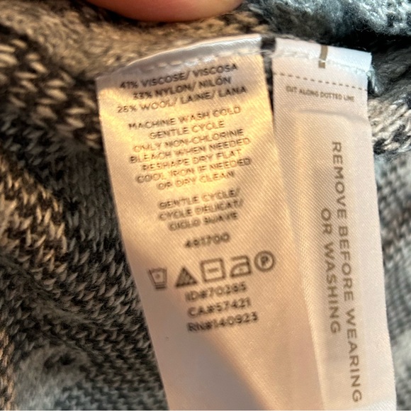 NWT LOFT Gray Leopard Print Cardigan - Picture 3 of 4